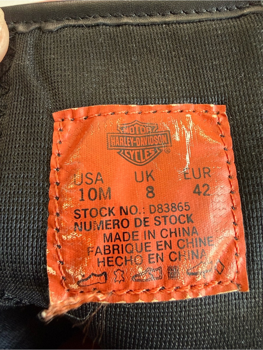 Women’s Harley boots. Abbey moto- new. Size 10 - Picture 5 of 6